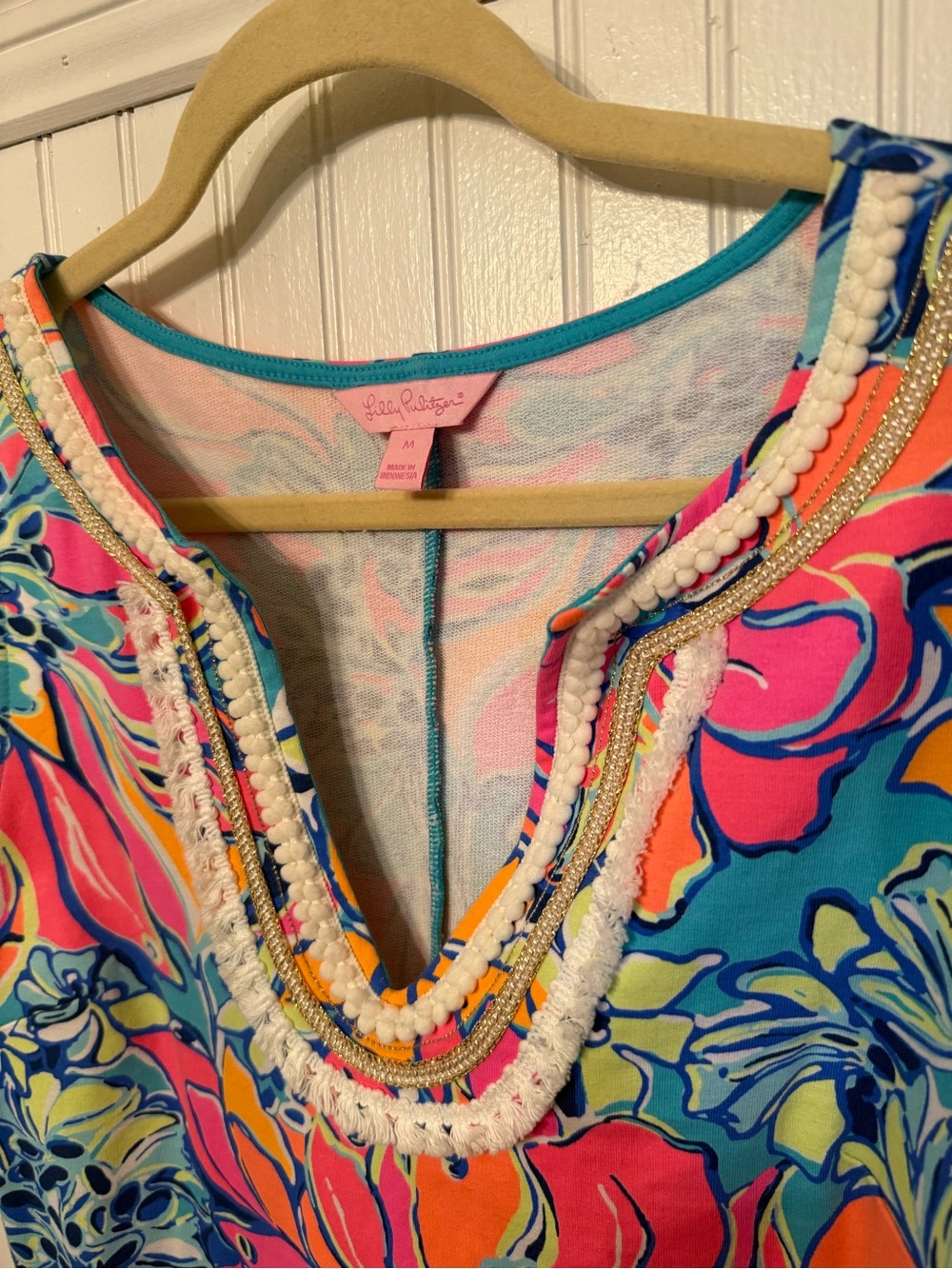 Lilly Pulitzer Harper Shift Seaside Aqua Medium Dress - Picture 2 of 7